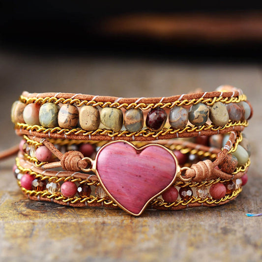 Blushing Love Gemstone Bracelet