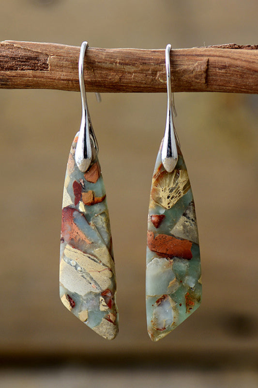 Desert Mirage Handmade Stone Earrings