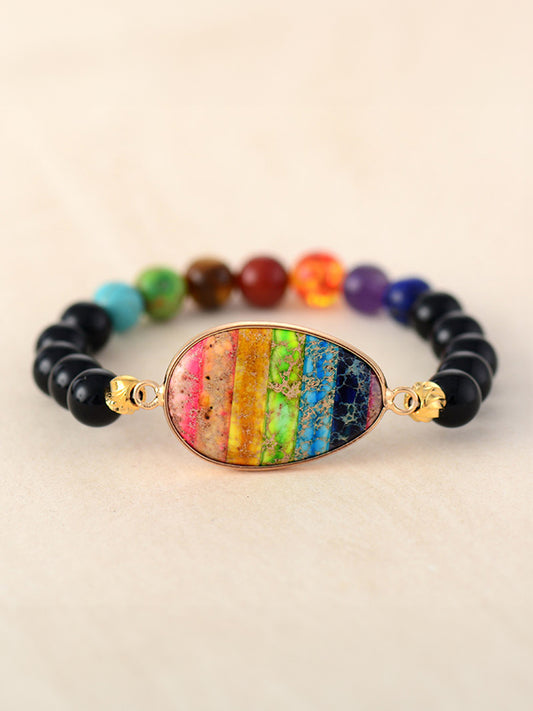 Prismatic Harmony Stone Bracelet